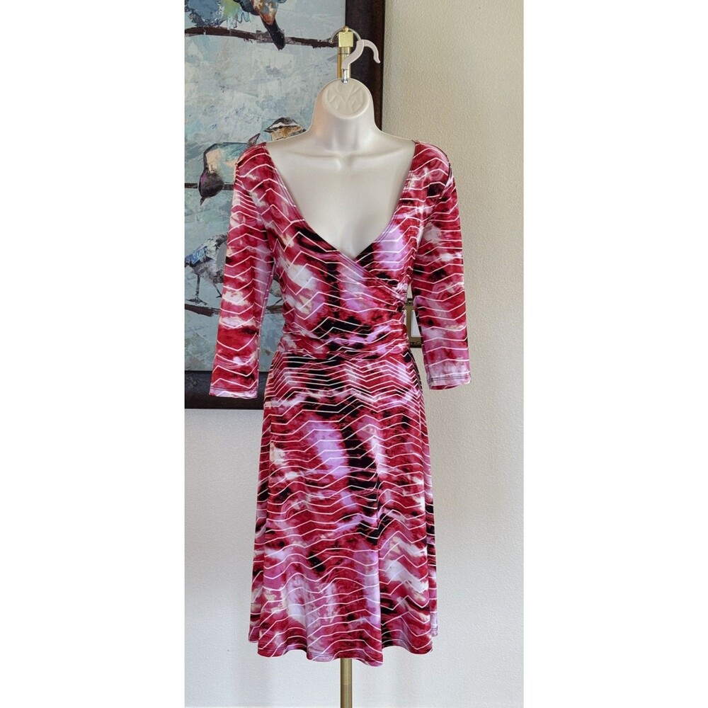 House of Sunny Women's Good Vibrations Knit Maxi Dress Multicolor Size Medium